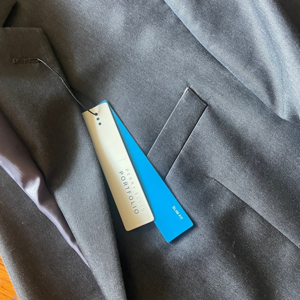 Perry Ellis Charcoal Blazer for Men